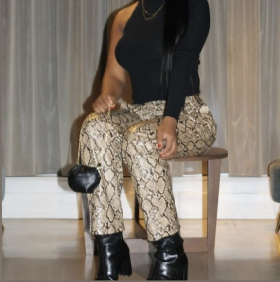 Snakeskin Pants